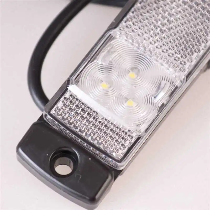 2X Янтарный светодиодный габаритный фонарь 10 32 В с электронной маркировкой