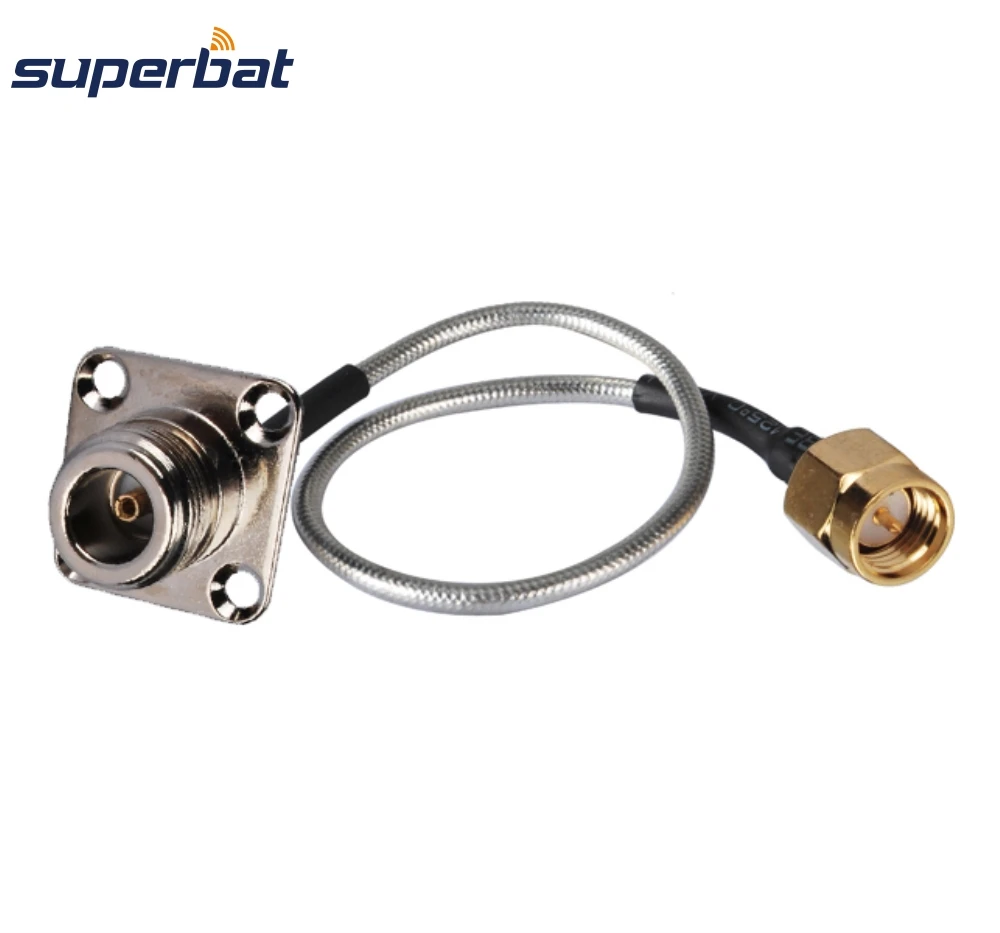 Superbat N гнездовая панель с 4 отверстиями фланец SMA штекером РЧ коаксиальный