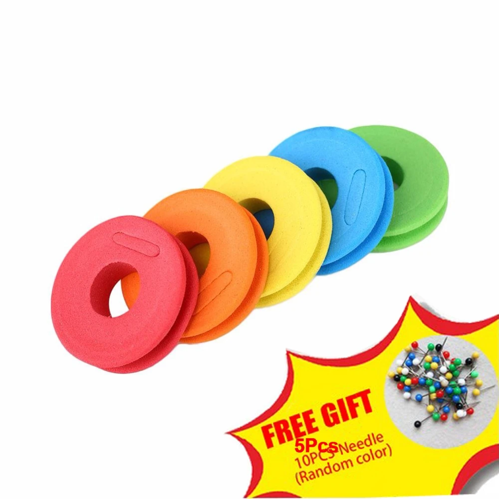 

5/10PCS Fishing Foam Line Spools for Fishing lines String Bobbin Round Shaped Foam Hook Line Storage Spools Tool Kits