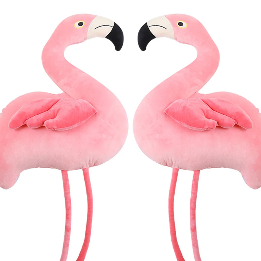 

Flamingo Plush Toy Stuffed Animal Fluffy Soft Toy Gift for Girls Kids 35cm (Open Eyes)