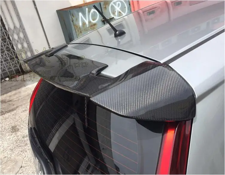 100% Carbon Fiber CAR REAR WING TRUNK LIP Double Deck SPOILER FOR 14-17 HONDA FIT / JAZZ GK5 2014 2015 2016 2017 BY EMS 100% Carbon Fiber CAR REAR WING TRUNK LIP Double Deck SPOILER FOR 14-17 HONDA FIT / JAZZ GK5 2014 2015 2016 2017 BY EMS