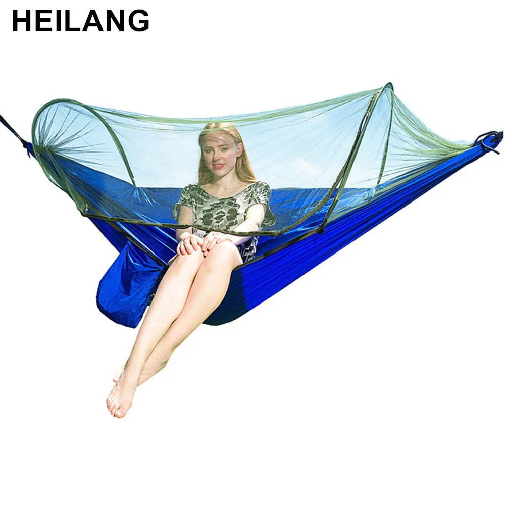 

Parachute Outdoor Camping Hammocks Mosquito Net Hamac Can Be Used Camping Survival Travel Hiking Trekking Sleeping Tent Mats