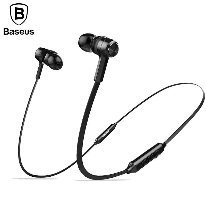 Baseus Magnetic Wireless Bluetooth Earphone For IPhone7 Samsung S8 Sport Running Stereo In Ear Earphone Earbuds