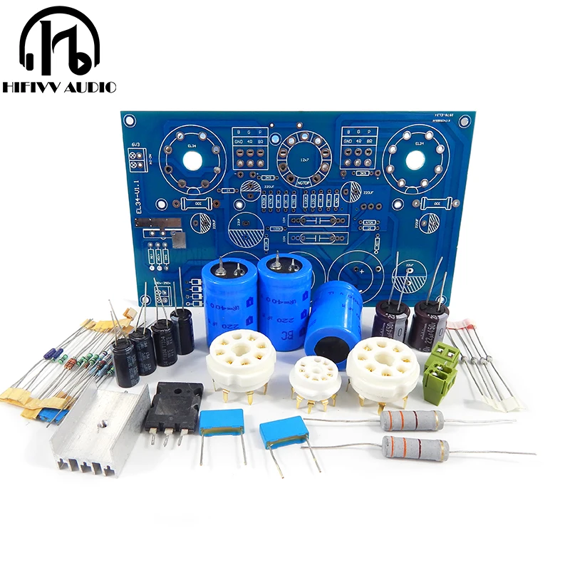 HiFi audio tube amplifier EL34 kits kt88 amplifer kits ECC83 single