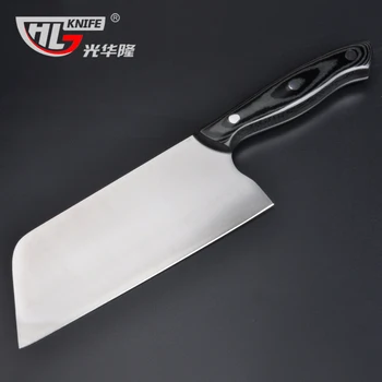 

GHL 7 Inch Professional Germany Stainless Steel Chef Knife Cleaver Knife Slicing Knife Kitchen Knife Cooking Tool