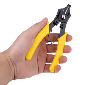 

Universal Internal External Curved Pince Circlip Pliers 4 in 1 Snap Ring Plier Circlip Remover Retaining Multi Crimping Tool