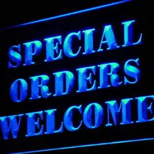 I859 специальные заказы Добро пожаловать магазин приманки Декор неоновый свет sign on/off Swtich 20+ Цвета 5 размеров