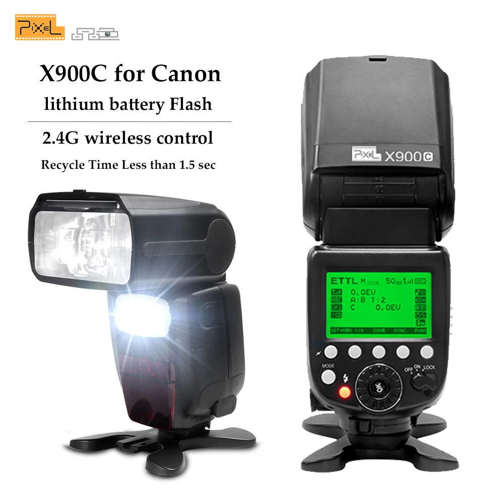 

Pixel C100 100W Flash LED video Movie light 5600K Photography Lighting Professional Wireless Control For YouTube Video Shooting