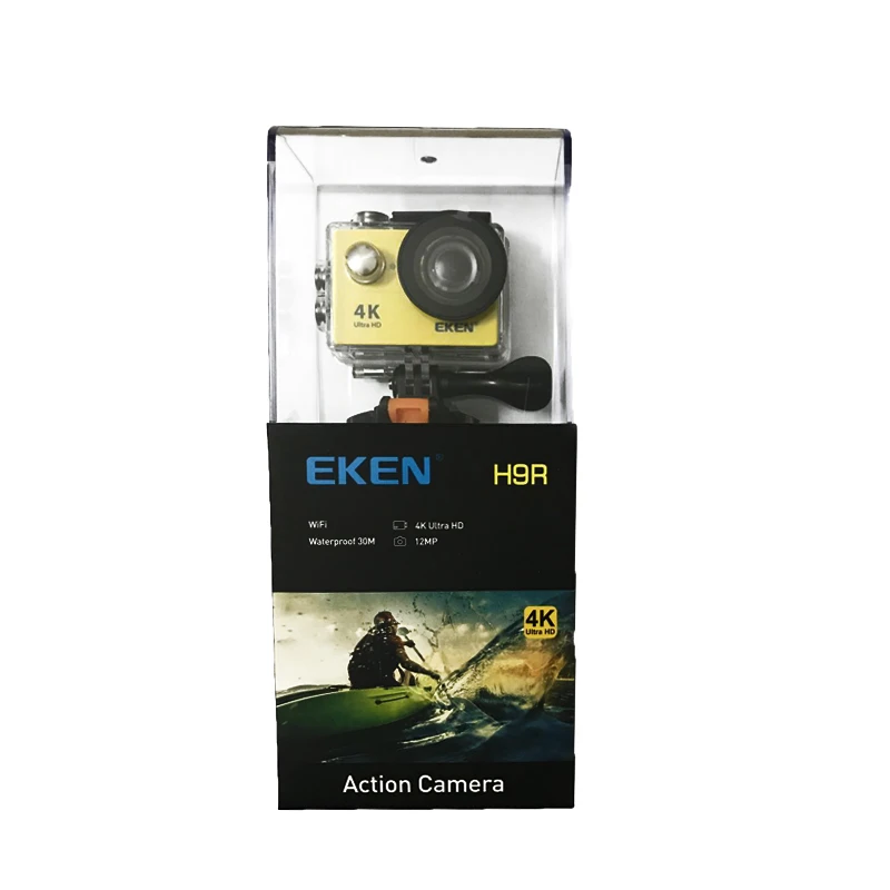 Eken Экшн камера eken H9R/H9 Ultra HD 4K WiFi Пульт дистанционного управления спортивная видеокамера DVR DV Водонепроницаемая камера