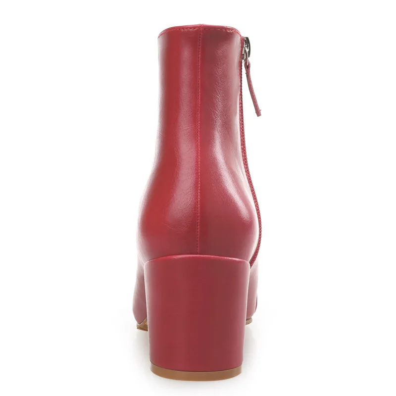 Najtaniej Fletiter nowe buty damskie jesienne zimowe buty z prawdziwej skóry kobieta podstawowe botki botki pompy Med obcasy buty