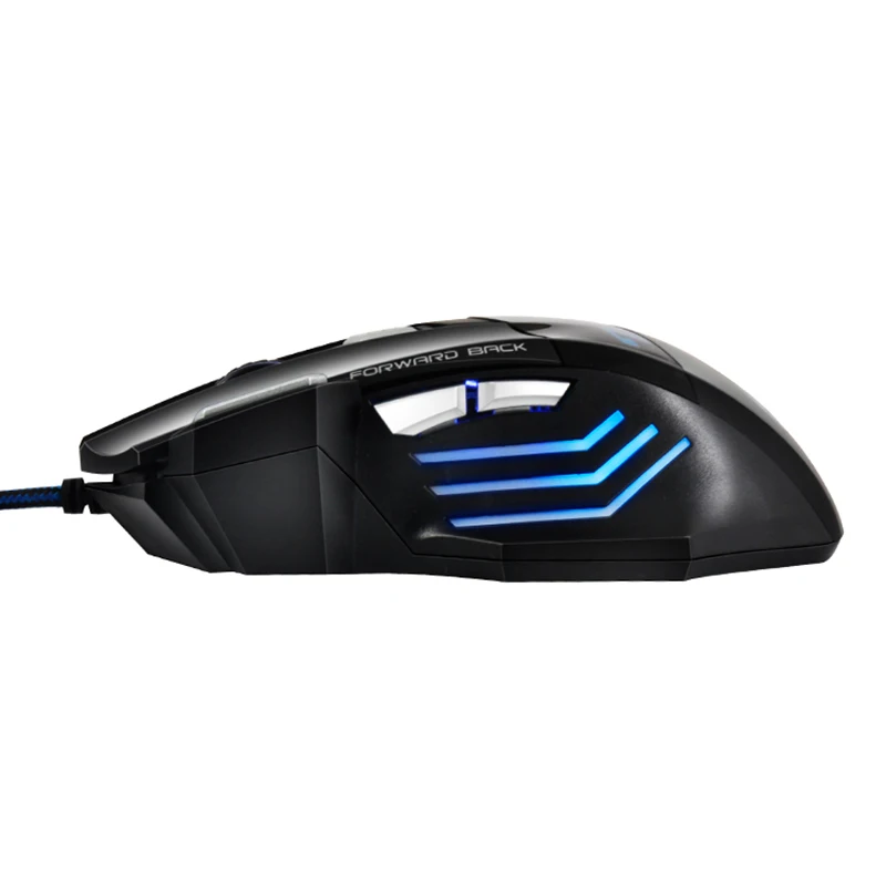 USB Wired Red Dragon 7D Gaming Mouse 1 Key Forward Back ...