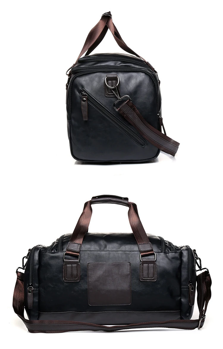 Кожаные портфели, сумки Для мужчин Путешествия Сумочка Повседневное Бизнес сумки на плечо высокое качество Винтаж из искусственной кожи