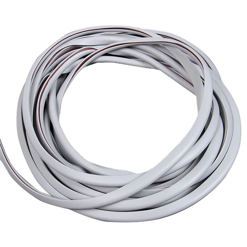

5m/pc Small Bumper Strips Cars Sound Insulation Sealing Rubber Strip Anti Noise Rubber Sticky Tape Car Door Seal Bumper