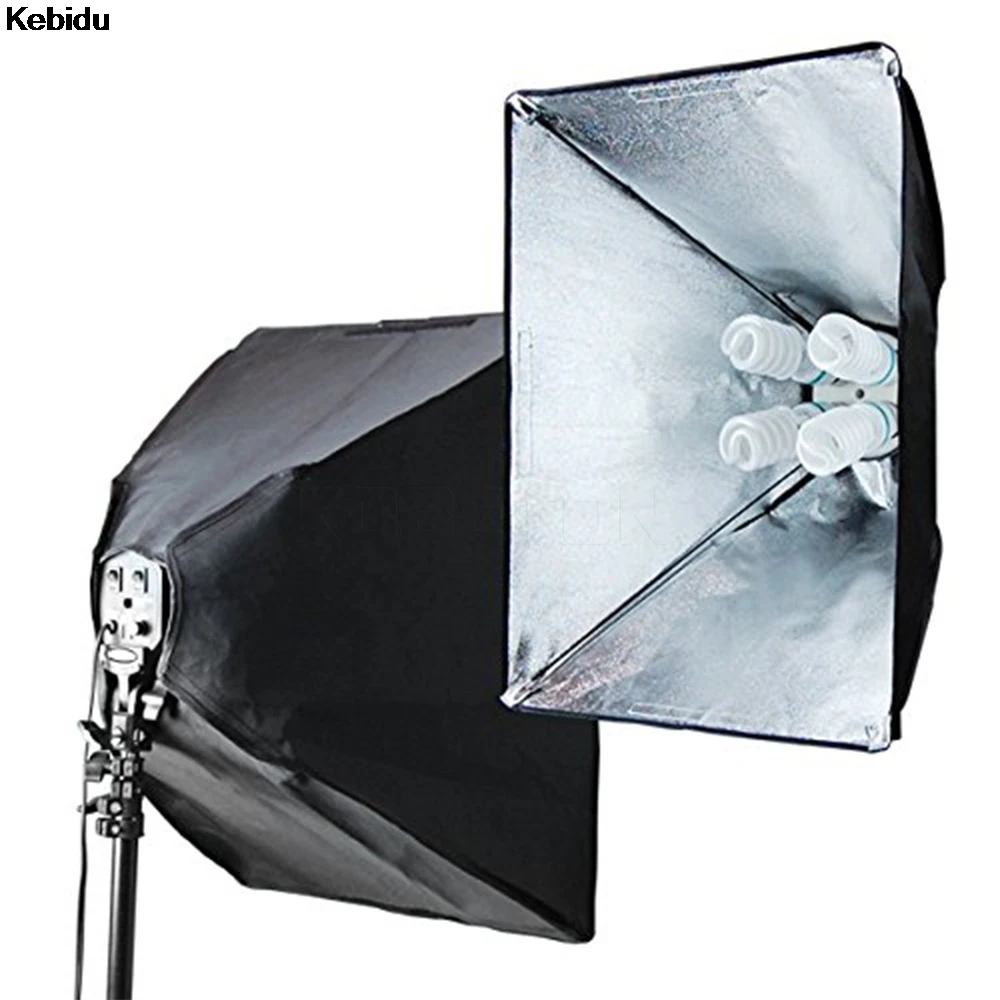 

Kebidu Photo Studio Kit Photography Lighting 4 Socket Lamp Holder Bulb Lamp Holder with 4 x E27 Socket
