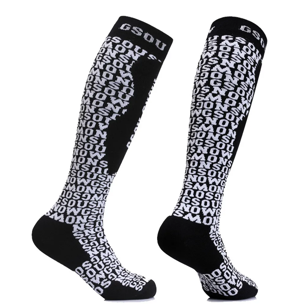 Gsou الثلوج تزلج الجوارب الرجال والنساء الشتاء الدراجات الجوارب في الهواء الطلق تشغيل الدراجات على الجليد التزلج جوارب رياضية الحرارية الدفء