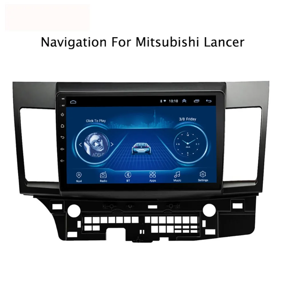 Best Super Slim Touch Screen Android 8.1 radio GPS Navigation for Mitsubishi Lancer EX headunit tablets Stereo Multimedia Bluetooth 2