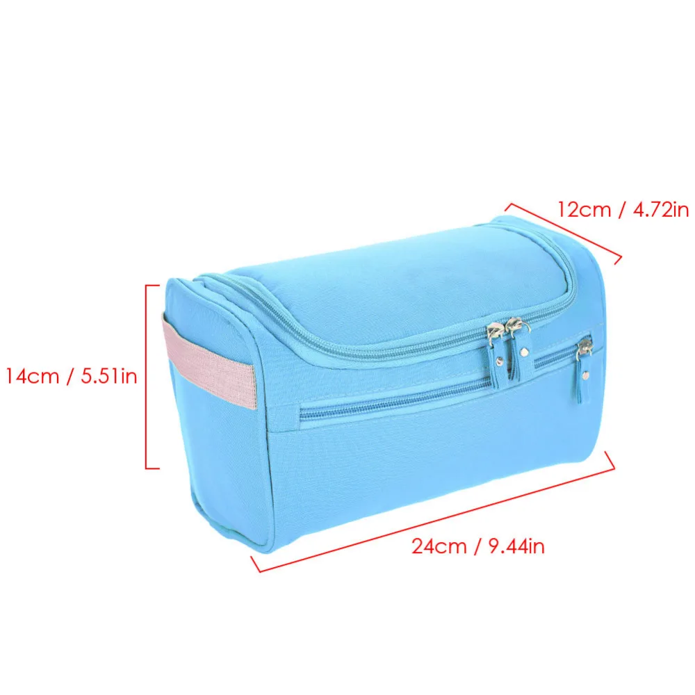 Макияж хранения Wash Bag Многофункциональный Водонепроницаемый правильный размер ткань Оксфорд Организатор дорожная сумка на молнии с наборы инструментов для макияжа