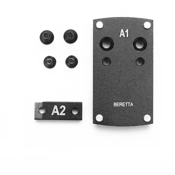 

Optics Beretta 92 Glock 17 19 22 1911 Pistol Reflex Sight Mount Adapter Plate for Sightmark Burris Vortex Micro Red Dot Scope