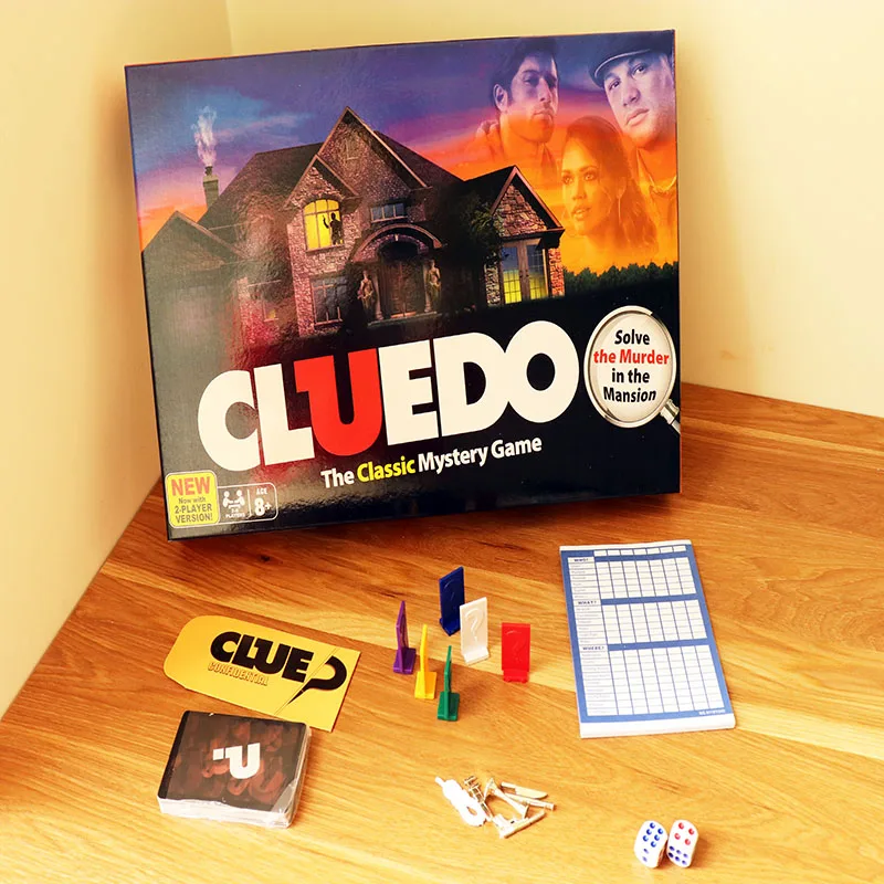 Cluedo Suspect Clue the Secrets классическая настольная игра английская версия инструкции ДЕТЕКТИВНАЯ ИГРА для семьи Вечерние