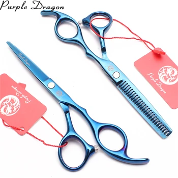 

5.5" 6" Stainless Blue Color Dog Grooming Kit Straight Scissors Thinning Shears Pet Scissors Animal Shears Puppy Scissors Z1005