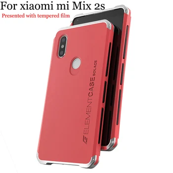 

2PCS Cases For Xiaomi mi Mix 2S Case Hard Back PC Metal Bumper Business Mix 2 S cover Phone Case For Xiaomi Mi Mix2S Metal shell