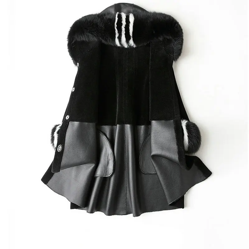Mouton Coat female jacket women's jacket fur coat wool coat Women's winter jackets real fur women's fur coats winter Mouton Coat female jacket women's jacket fur coat wool coat Women's winter jackets real fur women's fur coats winter