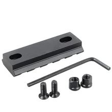 Крепление для тактической винтовки 21 мм 5 слотов 54 мм Вивер Пикатинни охотничьи принадлежности для стрельбы фонарик Поддержка крепление США Корабль