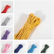 5 metri di Corda di Cotone Mestiere Decorativo Cavo Ritorto Corda Per Fatti A Mano Decorazione FAI DA TE Cordino Cavo di Filo
