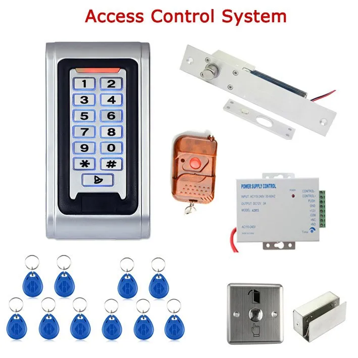 Дверная система контроля доступа ler система безопасности комплект Rfid карта Пароль Клавиатура Пульт дистанционного управления