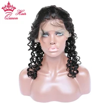 Queen Hair 100% Human Hair Wigs Lace Front Wig Deep Wave For Black Women Pre Plucked Lace Wig Human Remy Hair Products