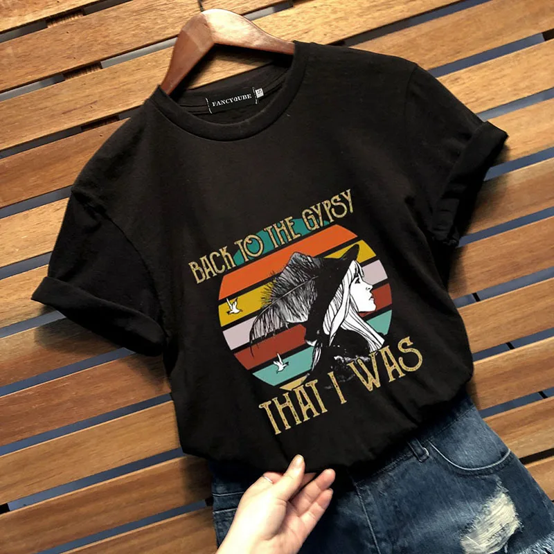 

Gypsy Soul TShirt Hippie Tops Hipster T-Shirt Women Summer Jersey Short Sleeve Tee Cotton 90s Grunge Tshirt S-2XL Camiseta Mujer