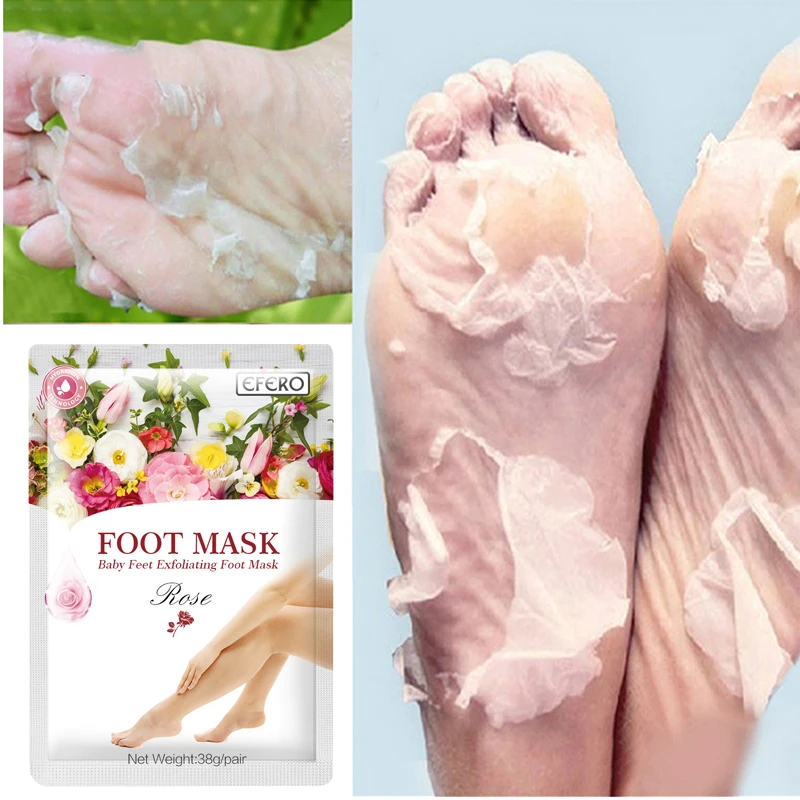 efero 1Pair=2pcs Baby Feet Mask Exfoliating Foot Masks Peeling Dead