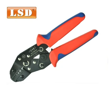 terminal crimping tool ratchet bootlace ferrule crimper DN-06WF 0.25-6mm2 cord end terminals crimping plier 1