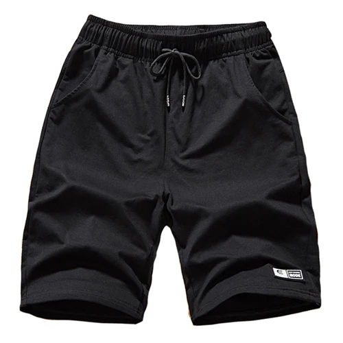 XIYOUNIAO размера плюс L~ 7XL 8XL 9XL шорты мужские летние модные повседневные бермуды хлопковые шорты мужские спортивные свободные пляжные шорты - Цвет: black