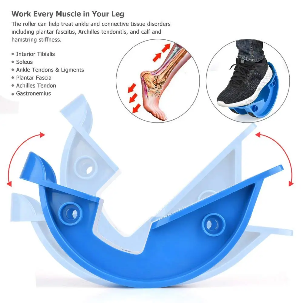Ножной рокер икры носилки для Ахилла тендинит тянется напряженные ноги мышцы лодыжки Клин стрейч