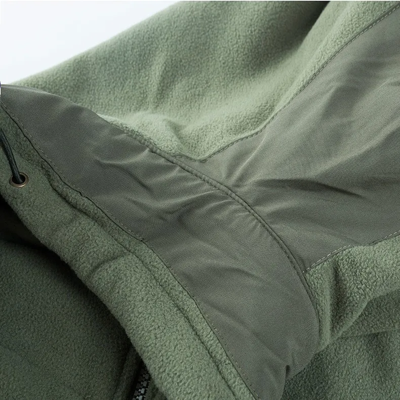 Уличная альпинистская рыболовная теплая толстая верхняя одежда с подкладкой мужская зимняя куртка для верховой езды для пеших прогулок ветрозащитная флисовая куртка армейская тактическая куртка для тренировок