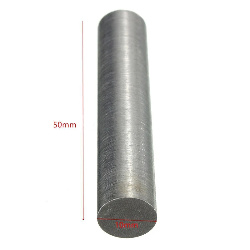 New 1Pcs Tungsten Rod  High Purity Tungsten Metal Rod Round Bar 10mm x 50mm For Power Tools Accessories Durable