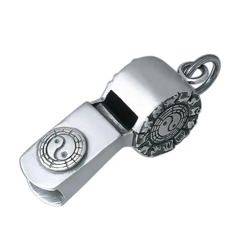 

12 Zodiac Whistle Men And Women Pendant 925 Sterling Silver jewelry(FGL)