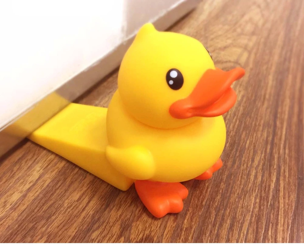 Lucu Kartun Bebek Gambar Pintu Pemegang Stopper Keselamatan PVC