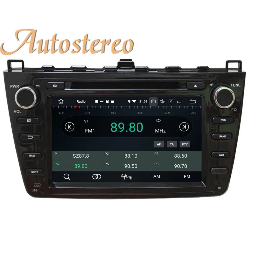 Discount Android 9.0 32GB Car DVD player GPS navigation radio Stereo for Mazda 6 Atenza 2008-2012 multimedia radio tape recorder headunit 4