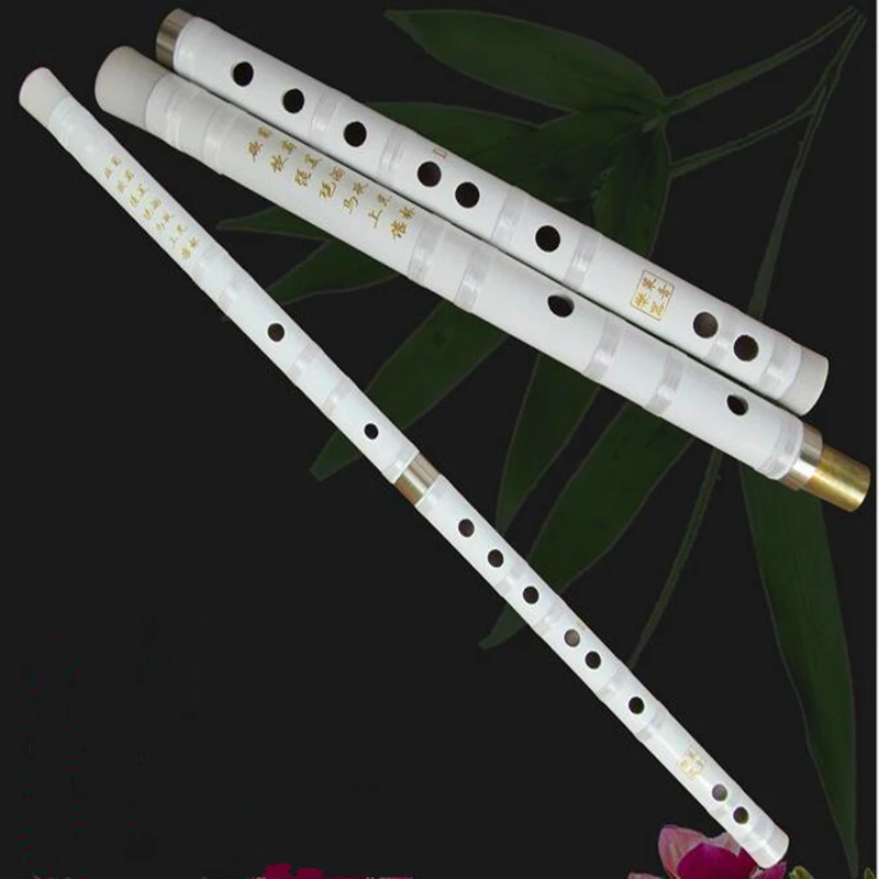 Flauta em Cor d e f Flauta Chinesa Dizi Branca Aberta Instrumentos Musicais Transversal Artesanal c g - Image 2