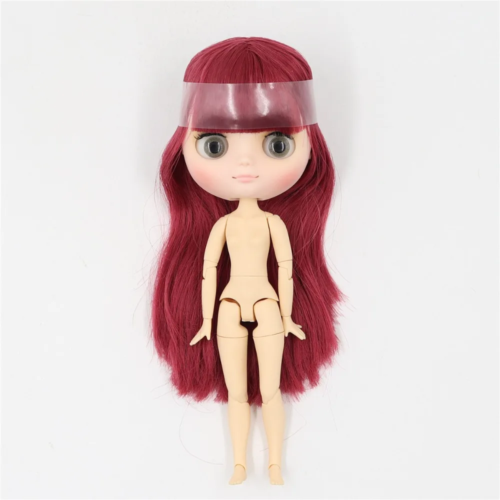 Middie Blythe Doll with Maroon Hair, Tilting-Head & Custom Jointed Body 1