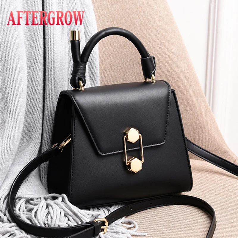 

Elegant Female Tote Bag All Match PU Leather Women's Designer Handbag Lock Shoulder Messenger Bag Bolsos Mujer Polygon Flap Bags