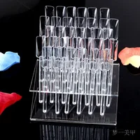 32 conseils Pop bâtons acrylique Nail Art conseils clairs présentoir vernis à ongles pratique outil de formation échantillons de couleur 3