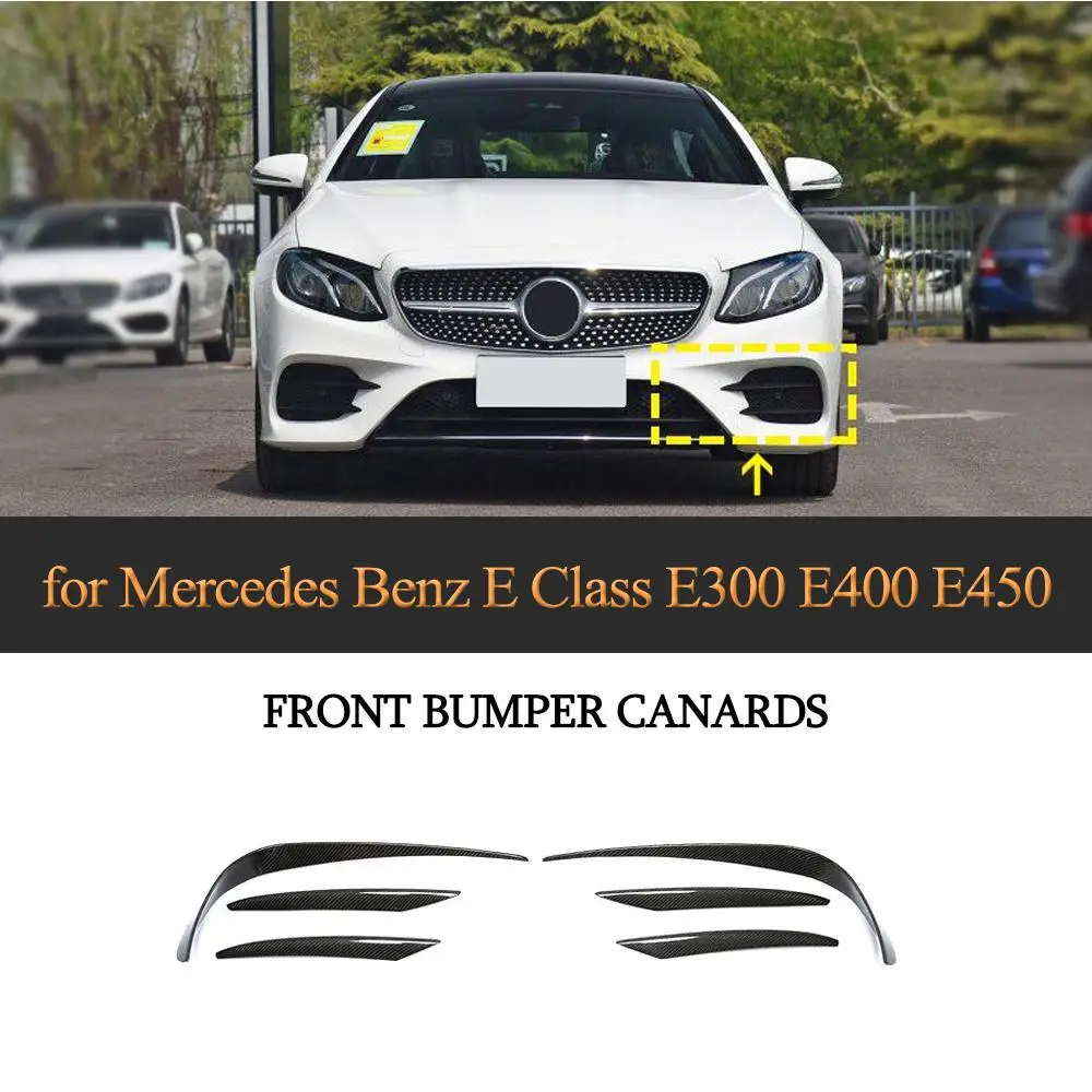 Отделка крыла переднего бампера из углеродного волокна для Mercedes-Benz E Class W213 E250 E300 E400 Sport Sedan
