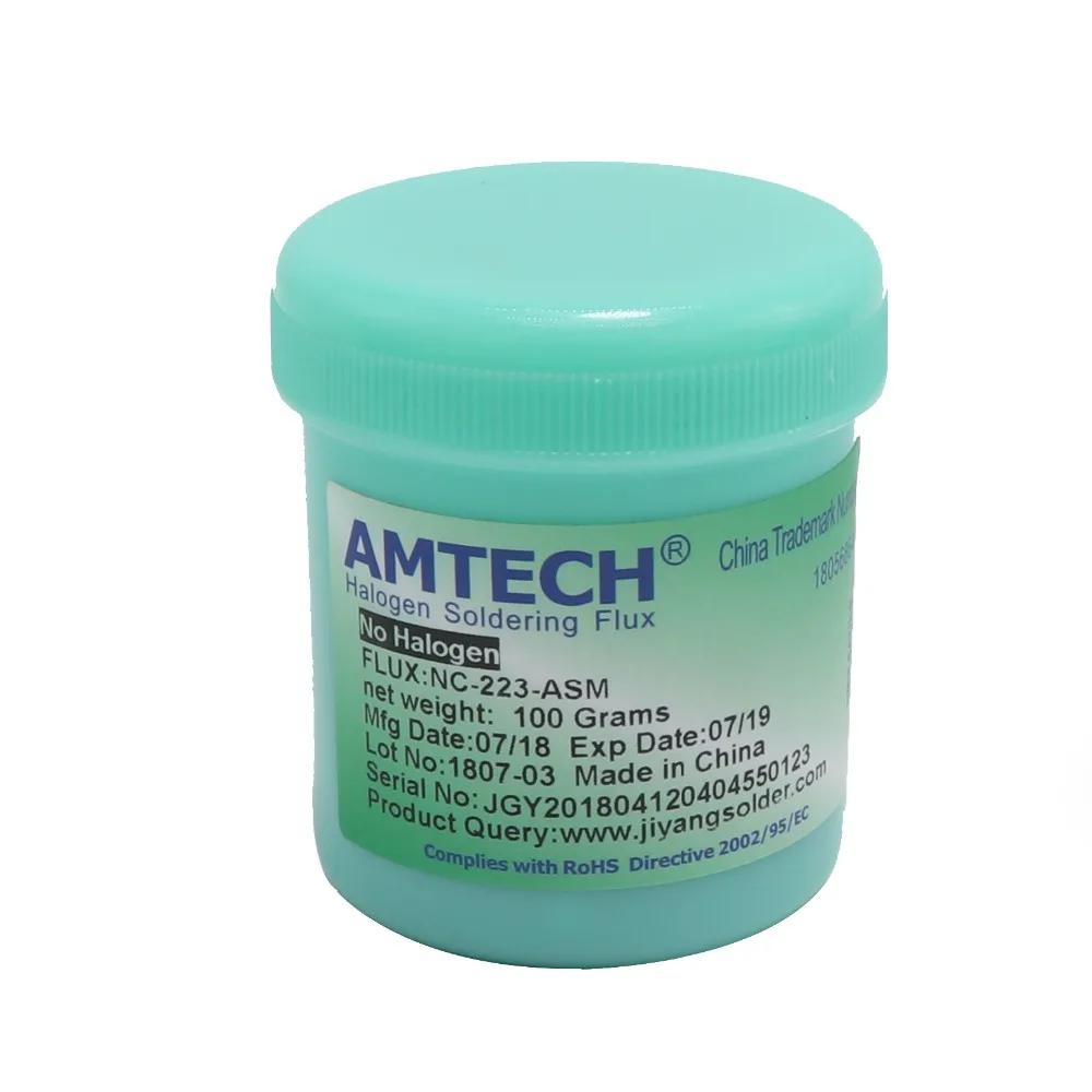 1 шт. AMTECH NC-223-ASM BGA PCB No-Clean паяльная паста Сварка Расширенный масляный поток Смазка 100 Инструменты для ремонта пайки