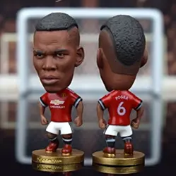 2019 Soccerwe dollsfootball звезды Pogba #6 подвижные швы Смола Модель игрушки фигурку куклы Коллекционные подарок