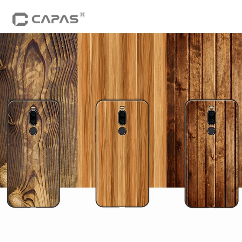 

For Meizu X8 Case Silicone Cover Soft TPU Wood Stone Patterned Phone Case For Meizu X8 Back Cover Shockproof Protective Shield