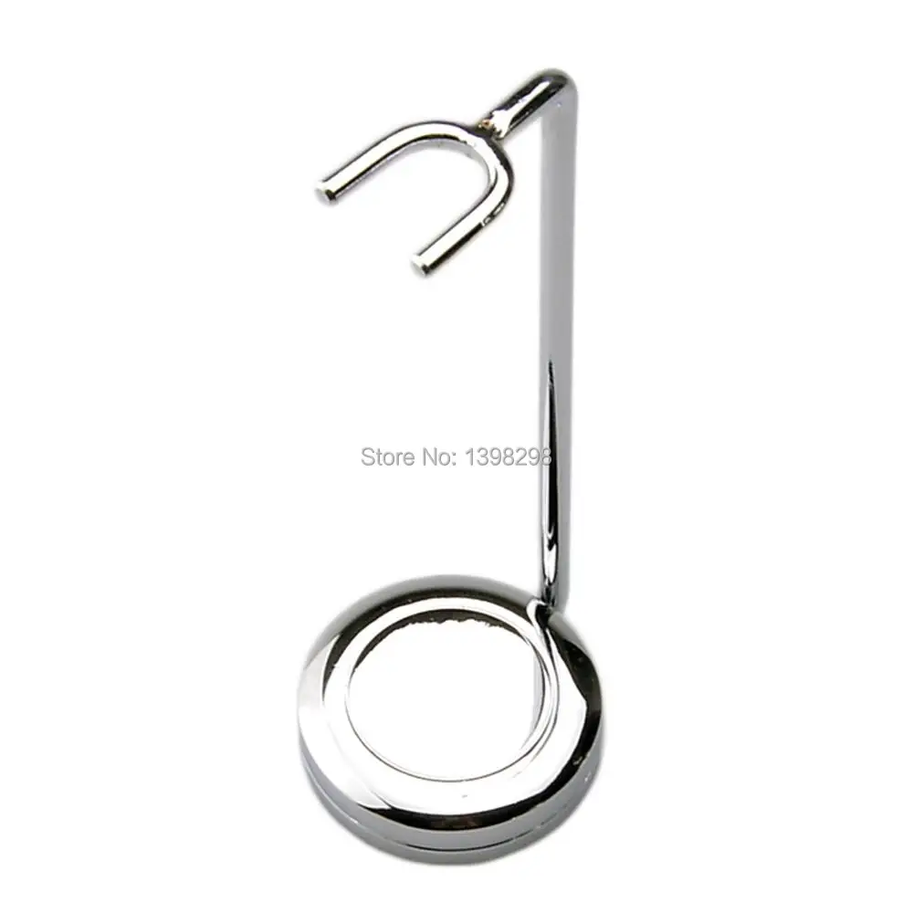 

CSB Men Shaving Razor Stand Metal Art Chromed Silver Shaving Razor Beard Clean Shaver Kit Cartridge Easy Carry Zinc Alloy Stand