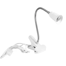 «Лучший» гибкий провод шеи настольная лампа Socker Клип держатель переключатель для E27 400 мм 889